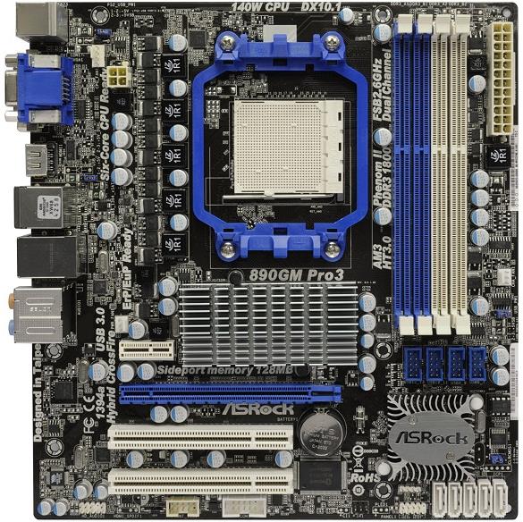 Asrock 890gm pro3 не стартует