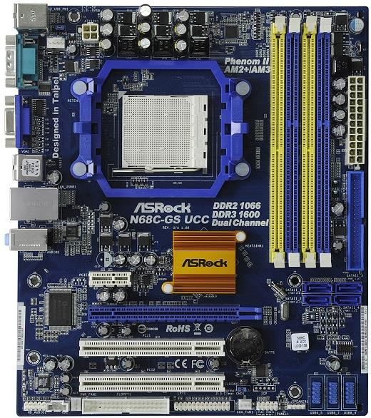 Asrock n68pv gs не стартует