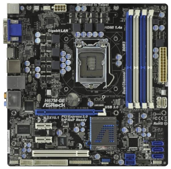 Asrock h67m разгон процессора