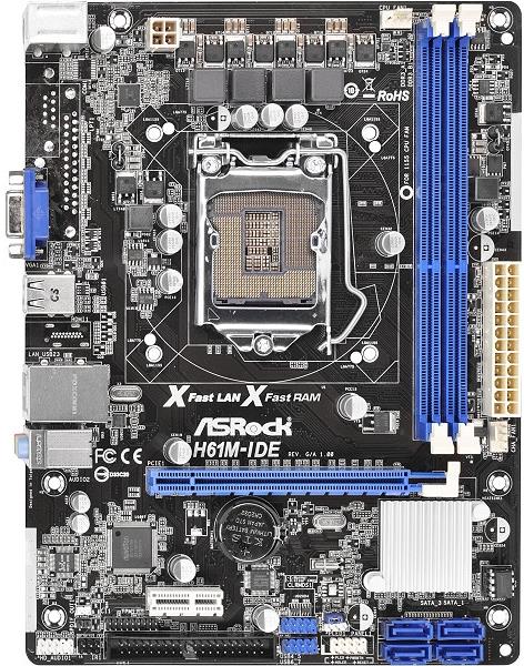 Asrock h61m совместимость процессоров