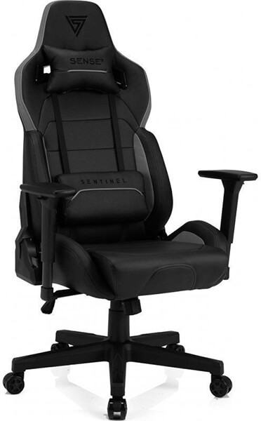 Crazy Sundays | SENSE7 GAMING CHAIR VANGUARD FABRIC BLACK GREY