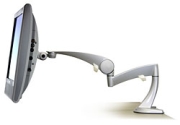 ergotron neo flex arm silver photo