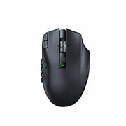 razer naga v2 hyperspeed wireless mmo gaming mouse 30k dpi 24ghz bluetooth 19 buttons photo