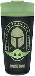 pyramid star wars the mandalorian stronger than you think metal travel mug mtm25892 photo