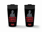 pyramid stranger things coffee and contemplation metal travel mug mtm25371 photo