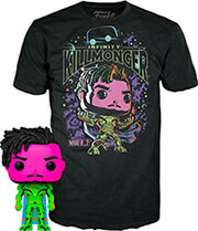 fpteeadult marvel what if infinity killmongerblacklightsped bobble head vinfig t shirtl photo