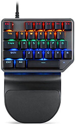 mechanical gaming keypad wasd motospeed k27 rgb photo