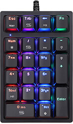 pliktrologio motospeed k24 mechanical numeric keypad outemu red photo