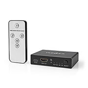 nedis vswi3493at hdmi switch 3ports 3x hdmi input hdmi output 8k60hz 45gbps anthracite photo