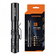 fakos superfire flashlight pen x18 121 lumens ip44 waterproof photo