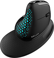 delux m618xsd wireless ergonomic mouse bt 24g rgb photo