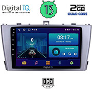 digital iq bxb 1705 gps 9 multimedia tablet oem toyota avensis t27 mod 2009 2015 photo