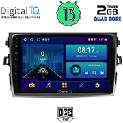 digital iq bxb 1713 gps 9 multimedia tablet oem toyota corolla 4d mod 2006 2012 photo