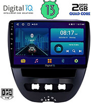 digital iq bxb 1707 gps 10 multimedia tablet oem citroen c1 peugeot 107 toyota aygo mod2005 2014 photo