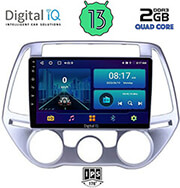 digital iq bxb 1227 gps a c 9 multimedia tablet oem hyundai i20 mod 2008 2012 photo