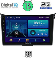 digital iq bxb 1232 gps 9 multimedia tablet oem hyundai i30 mod 2012 2017 photo