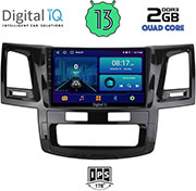 digital iq bxb 1720 gps 9 multimedia tablet oem toyota hilux mod 2005 2016 photo