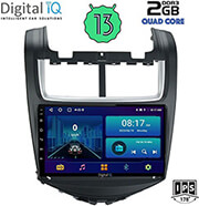 digital iq bxb 1075 gps 9 multimedia tablet oem chevrolet aveo mod 2014 2017 photo