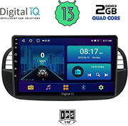 digital iq bxb 1130 gps 9 multimedia tablet oem fiat 500 mod 2007 2015 photo