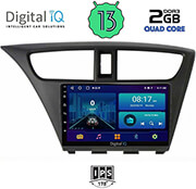 digital iq bxb 1190 gps 9 multimedia tablet oem honda civic mod 2012 2016 photo