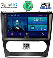 digital iq bxb 1404 gps 9 multimedia tablet oem mercedes c  clk w203 209 mod 2004 2008 photo