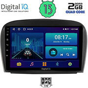 digital iq bxb 1427 gps 9 multimedia tablet oem mercedes sl r230 facelift mod 2006 2012 photo