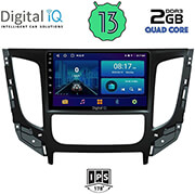 digital iq bxb 1437 gps clima 9 multimedia tablet oem mitsubishi l200 mod 2015gt me clima photo