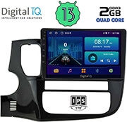 digital iq bxb 1443 gps 9 multimedia tablet oem mitsubishi outlander mod 2013gt photo