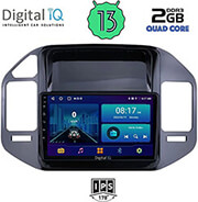 digital iq bxb 1444 gps 9 multimedia tablet oem mitsubishi pajero mod 1999 2006 photo