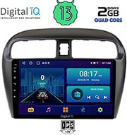 digital iq bxb 1448 gps 9 multimedia tablet oem mitsubishi spacestar mod 2013 2020 photo