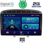 digital iq bxb 1513 gps 9 multimedia tablet oem peugeot 308 mod 2007 2012 photo