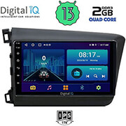 digital iq bxb 11904d gps 9 multimedia tablet oem honda civic 4doors mod 2012 2016 photo