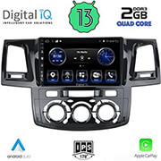 digital iq bxh 3720 cpa 9 multimedia tablet oem toyota hilux mod 2005 2016 photo