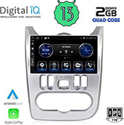 digital iq bxh 3101 cpa 9 multimedia tablet oem dacia duster  logan  sandero mod 2006 2012 photo