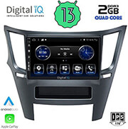 digital iq bxh 3667 cpa 9 multimedia tablet oem subaru legacy  outback mod 2009gt photo