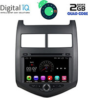 digital iq x323m gps 8 dvd multimedia oem chevrolet aveo mod 2011 2014 photo