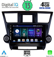 digital iq bxd 6719 cpa 10 multimedia tablet oem toyota highlander mod 2008 2015 photo