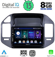 digital iq bxd 8444 gps 9 multimedia tablet oem mitsubishi pajero mod 1999 2006 photo