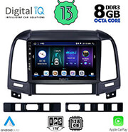 digital iq bxd 8239 cpa 9 multimedia tablet oem hyundai santa fe mod 2005 2013 photo