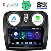 digital iq bxd 8108 cpa 9 multimedia tablet oem dacia logan  sandero mod 2012 2019 photo