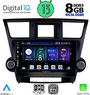 digital iq bxd 8719 cpa 10 multimedia tablet oem toyota highlander mod 2008 2015 photo