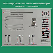 digital iq ambient light range rover sport mod 2013 2021 20 lights photo