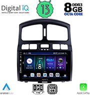 digital iq bxd 8236 cpa 9 multimedia tablet oem hyundai santa fe mod 2003 2006 photo