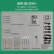 diq ambient audi q8 mod 2018 digital iq ambient light audi q2 mod 2018 19 lights photo