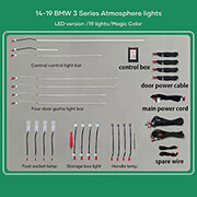 diq ambient bmw f30 digital iq ambient light bmw series 3 f30 mod 2014 2019 19 lights photo