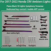 diq ambient honda crv mod2017 2022 digital iq ambient light honda crv mod 2017 2022 18 lights photo