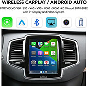 diq vl 274 cpaa carplay android auto box for volvo v90s90xc40 xc60 xc90 mod 18 22 for 9 display photo