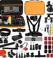 puluz accessories ultimate combo kits for sports cameras pkt26 53 in 1 photo