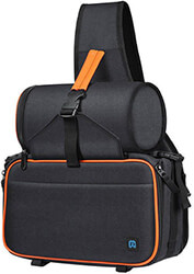 puluz shoulder backpack with removable lens bag photo