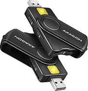 axagon cre smr2a usb smart card sd microsd sim card rocketreader photo